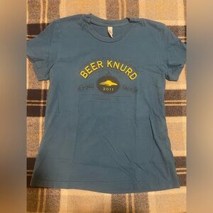 Flying saucer, beer nerd T-shirt size XL